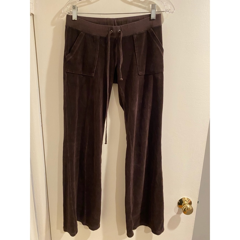 Juicy Couture velvet sweatpants with back pockets